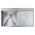 CM BATIK 86X50 KITCHEN SINK 1 BOWL BRUSHED STAINLESS STEEL - MADE IN ITALY