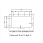 CM ARIEL 86X50 KITCHEN SINK 1.5 BOWL BRUSHED STAINLESS STEEL - MADE IN ITALY