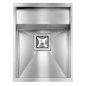 CM ARIEL 45X50 KITCHEN SINK 1BOWL BRUSHED STAINLESS STEEL - MADE IN ITALY