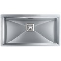 CM GLAMOUR 86X45 KITCHEN SINK 1BOWL BRUSHED STAINLESS STEEL - MADE IN ITALY