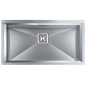 CM GLAMOUR 86X45 KITCHEN SINK 1BOWL BRUSHED STAINLESS STEEL - MADE IN ITALY