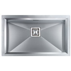 LAVELLO CM GLAMOUR  77X45 1 VASCA ACCIAIO INOX SATINATO