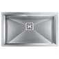 CM GLAMOUR 77X45 KITCHEN SINK 1BOWL BRUSHED STAINLESS STEEL - MADE IN ITALY