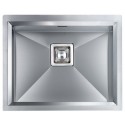 CM GLAMOUR 57X45 KITCHEN SINK 1BOWL BRUSHED STAINLESS STEEL - MADE IN ITALY