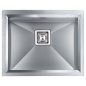 CM GLAMOUR 57X45 KITCHEN SINK 1BOWL BRUSHED STAINLESS STEEL - MADE IN ITALY