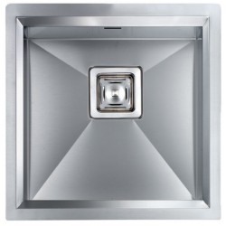 CM GLAMOUR 45X45 KITCHEN SINK 1BOWL BRUSHED STAINLESS STEEL - MADE IN ITALY