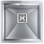 CM GLAMOUR 45X45 KITCHEN SINK 1BOWL BRUSHED STAINLESS STEEL - MADE IN ITALY