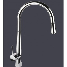 SMEG MD14CR MISCELATORE MONOCOMANDO CON DOCCETTA ESTRAIBILE CROMATO
