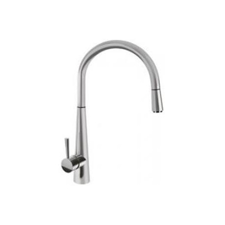 SMEG MD14CSP SINGLE LEVER SINK MIXER TAP BRUSHED STAINLESS STEEL