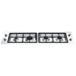 PIANO COTTURA SMEG PDXF116RS ACCIAIO INOX A FILO TOP 116 CM