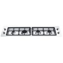 TABLE DE CUISSON SMEG PDXF116RS ACIER INOX MONTAGE À FLEUR 116 CM