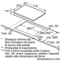 PIANO COTTURA A INDUZIONE SIEMENS EX775LEC1E FLEXINDUCTION 70 CM