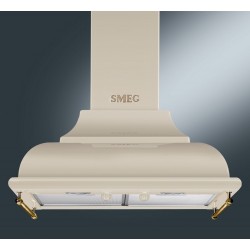 CAPPA A PARETE SMEG KC16POE CREMA ESTETICA CORTINA 60 CM