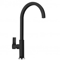 SCHOCK NEW AQUAARCO GRIFO MONOCOMANDO PARA FREGADERO CAÑO ALTO NEGRO PURO