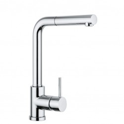SCHOCK AQUAVIVA GRIFO MONOCOMANDO PARA FREGADERO CAÑO HORIZONTAL EXTRAÍBLE CROMADO