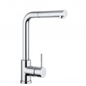 SCHOCK AQUAVIVA GRIFO MONOCOMANDO PARA FREGADERO CAÑO HORIZONTAL EXTRAÍBLE CROMADO