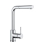 SCHOCK AQUAVIVA GRIFO MONOCOMANDO PARA FREGADERO CAÑO HORIZONTAL EXTRAÍBLE CROMADO