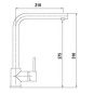 SCHOCK AQUAVIVA SINGLE LEVER KITCHEN SINK MIXER TAP WITH PULL OUT SPRAY CHROME AND PURE WHITE