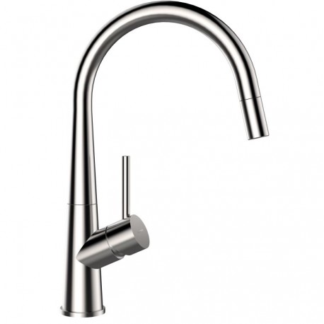 SCHOCK CONOS DOCCIA MISCELATORE MONOCOMANDO CON DOCCETTA ESTRAIBILE ACCIAIO INOX SCHOCK CONOS DOCCIA MISCELATORE MONOCOMANDO CON DOCCETTA ESTRAIBILE ACCIAIO INOX
