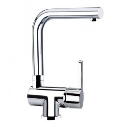 SCHOCK AQUAWINDOW LINEA MISCELATORE MONOCOMANDO PER LAVELLO SOTTOFINESTRA CROMO