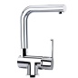 SCHOCK AQUAWINDOW LINEA MISCELATORE MONOCOMANDO PER LAVELLO SOTTOFINESTRA CROMO