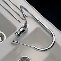 SCHOCK AQUAPLAN UNTERFENSTER EINHAND SPÜLTISCHMISCHER MIT VERSTELLBARER BRAUSE CHROM