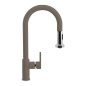 SCHOCK AQUAALTO SINGLE LEVER SINK MIXER TAP WITH PULL OUT SPRAY UMBER