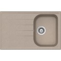 LAVELLO SCHOCK LITHOS D100S - 1 VASCA CRISTALITE AVENA
