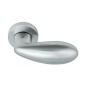COLOMBO DESIGN DOOR HANDLES PAIR DROP SERIES ON ROSE MADE IN ITALY
