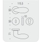 MANIGLIE PER PORTE COLOMBO DESIGN SERIE DROP SU ROSETTA