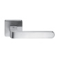 COLOMBO DESIGN DOOR HANDLES PAIR FEDRA SERIES ON ROSE MADE IN ITALY