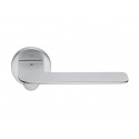 COLOMBO DESIGN DOOR HANDLES PAIR SLIM SERIES ON ROSE MADE IN ITALY
