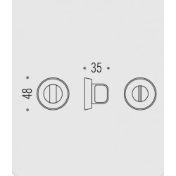 COLOMBO DESIGN TOILET ROSES CD39 BZG NIKELMAT