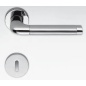 COLOMBO DESIGN DOOR HANDLES PAIR TAIPAN SERIES ON ROSE MADE IN ITALY