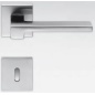 COLOMBO DESIGN DOOR HANDLES PAIR ZELDA SERIES ON ROSE MADE IN ITALY