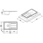 LAVELLO SMEG RIGAE LZ861P  - 1 VASCA PANNA