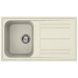 SMEG KITCHEN SINK RIGAE LZ861P - 1 BOWL CREAM