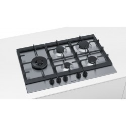 TABLE DE CUISSON À GAZ SIEMENS EC7A5SB90 ACIER INOX 75 CM