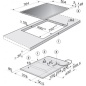 TABLE DE CUISSON INDUCTION MIELE KM 6118 75 CM