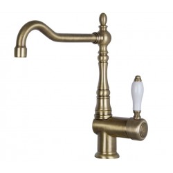 SMEG MIR6O SINGLE LEVER SINK MIXER TAP BRASS