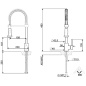 SMEG MID9CR ROBINET MITIGEUR MONOCOMMANDE AVEC DOUCHETTE EXTRACTIBLE CHROMÉ SMEG MID9CR ROBINET MITIGEUR MONOCOMMANDE AVEC DOUCHETTE EXTRACTIBLE CHROMÉ