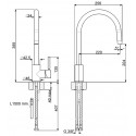 SMEG MD13CR2 EINHAND SPÜLTISCHMISCHER MIT VERSTELLBARER BRAUSE CHROM
