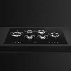 SMEG GASKOCHFELD PVL6106CN GLASKERAMIK SCHWARZ 100 CM DOLCE STIL NOVO