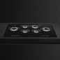 SMEG GASKOCHFELD PVL6106CN GLASKERAMIK SCHWARZ 100 CM DOLCE STIL NOVO
