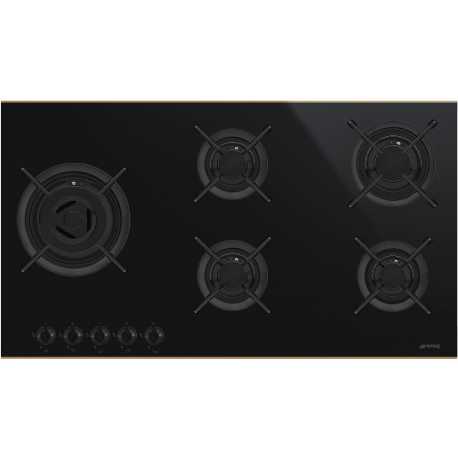 PIANO COTTURA A GAS SMEG PV695LCNR VETROCERAMICA
