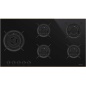 TABLE DE CUISSON SMEG PV695LCNR NOIR 90 CM DOLCE STIL NOVO