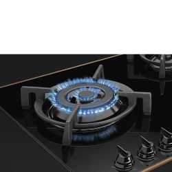 ENCIMERA DE COCCIÓN DOLCE STIL NOVO SMEG PV695LCNR NEGRO 90 CM