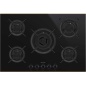 ENCIMERA DE COCCIÓN DOLCE STIL NOVO SMEG PV675CNR NEGRO 75 CM