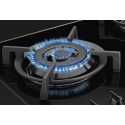 SMEG PV675CNR GAS HOB DOLCE STIL NOVO BLACK CERAMIC GLASS 75 CM