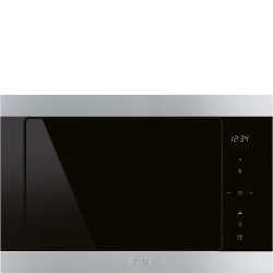 FOUR MICROONDES AVEC GRILL ÉLECTRIQUE SMEG FMI325X
